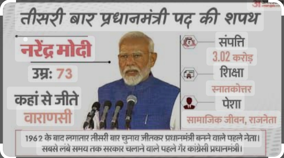 लगातार तीसरी बार मोदी का राजतिलक, सरकार में 71 मंत्री