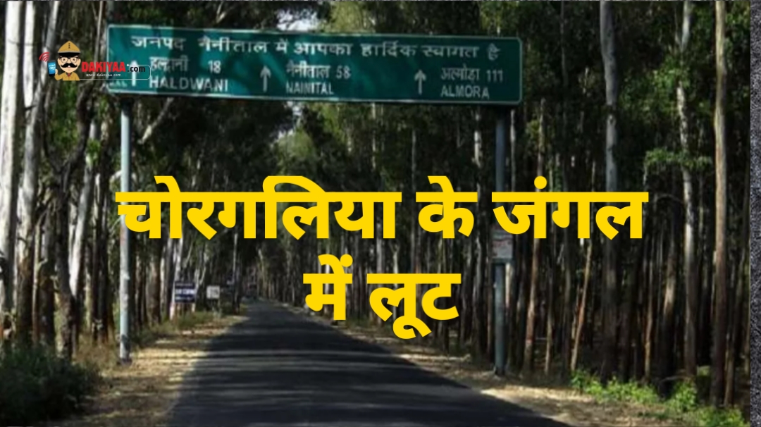 अल्मोड़ा के युवक को चोरगलिया के जंगल में लूटा, लुटेरों ने पीटकर फेंका