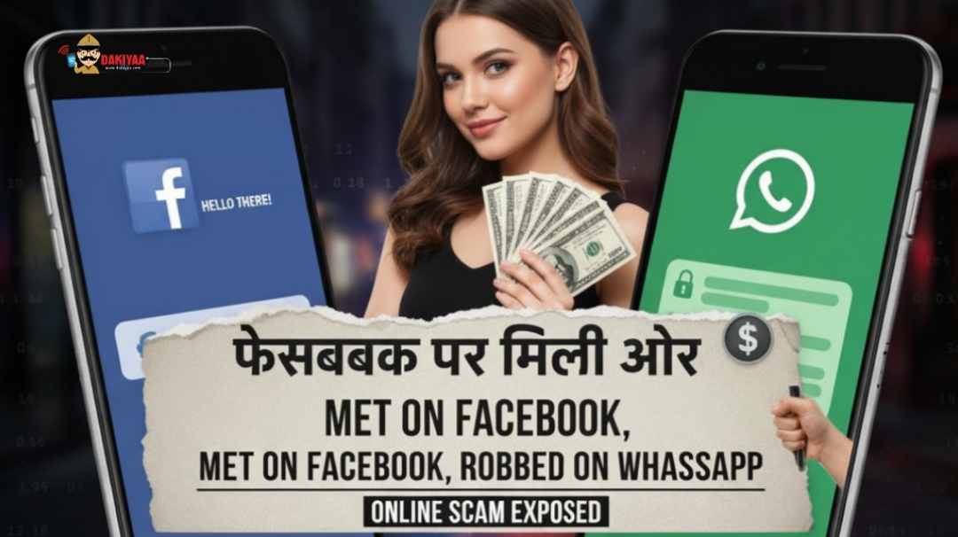 बेचारी बनकर फेसबुक पर मिली और व्हाट्सएप पर लाखों लूट ले गई