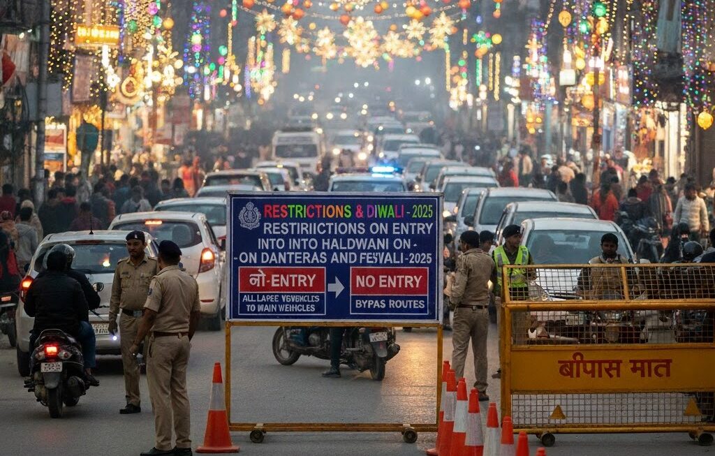 धनतेरस और दीपावली पर बाजार और शहर में प्रवेश पर प्रतिबंध