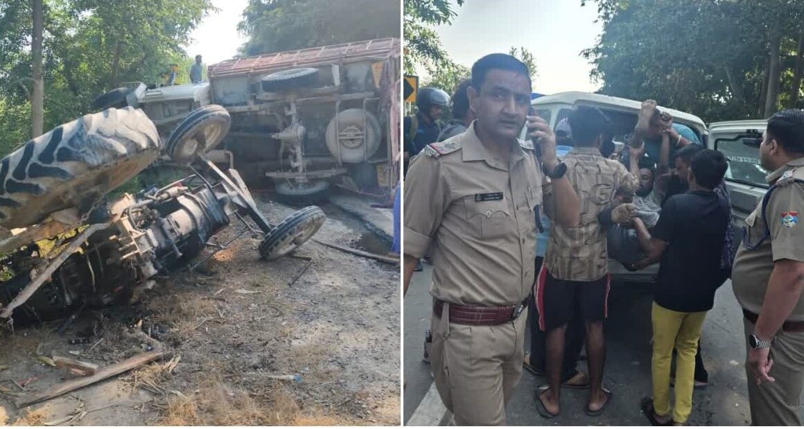 दीपावली मनाने घर जा रहे चार लोगों की मौत, तीन घायल