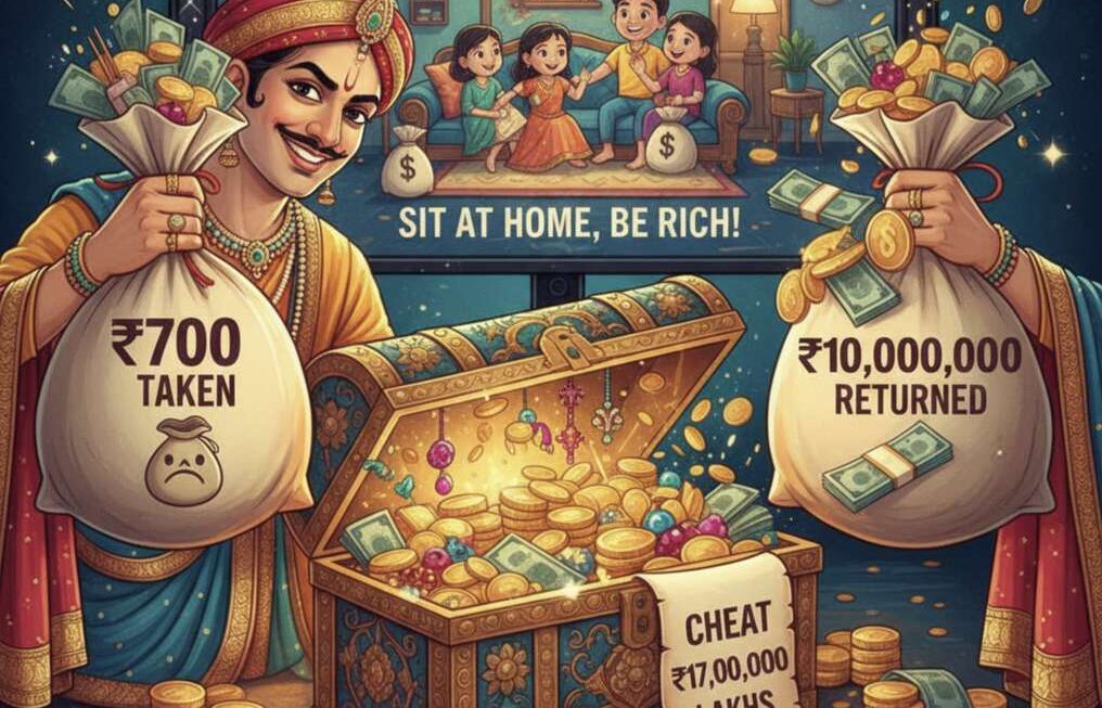 700 लिए 1000 लौटाए, घर बैठे मालामाल बनाने का लालच देकर 17 लाख ठग लिए