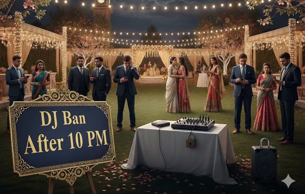 बारात में बाजे की परमिशन, हाई बेस डीजे पर बैन