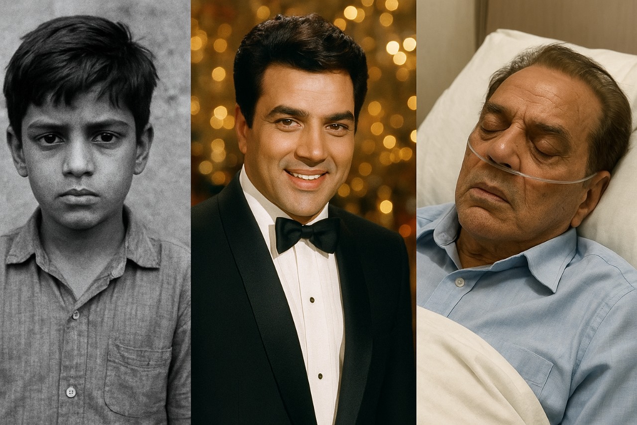 बॉलीवुड अभिनेता धर्मेंद्र सिंह देओल के बचपन और बॉलीवुड से लेकर अंतिम समय तक।