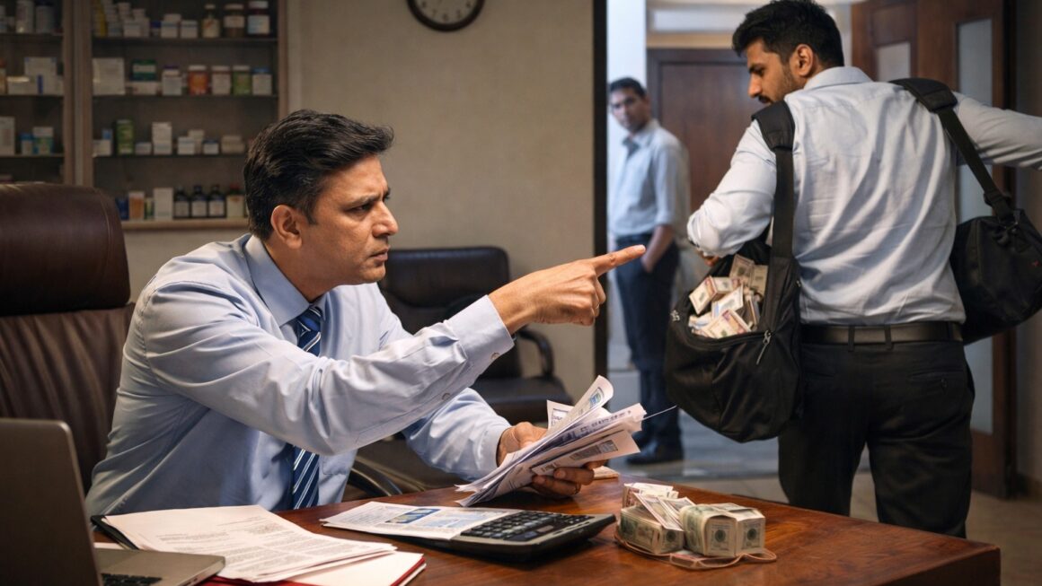 लाखों डकार गया सेल्समैन, हिसाब मांगा तो नौकरी छोड़कर भागा