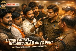 चंदन अस्पताल : वेंटीलेटर पर मरीज, फाइल में मार डाला, अस्पताल में हंगामा