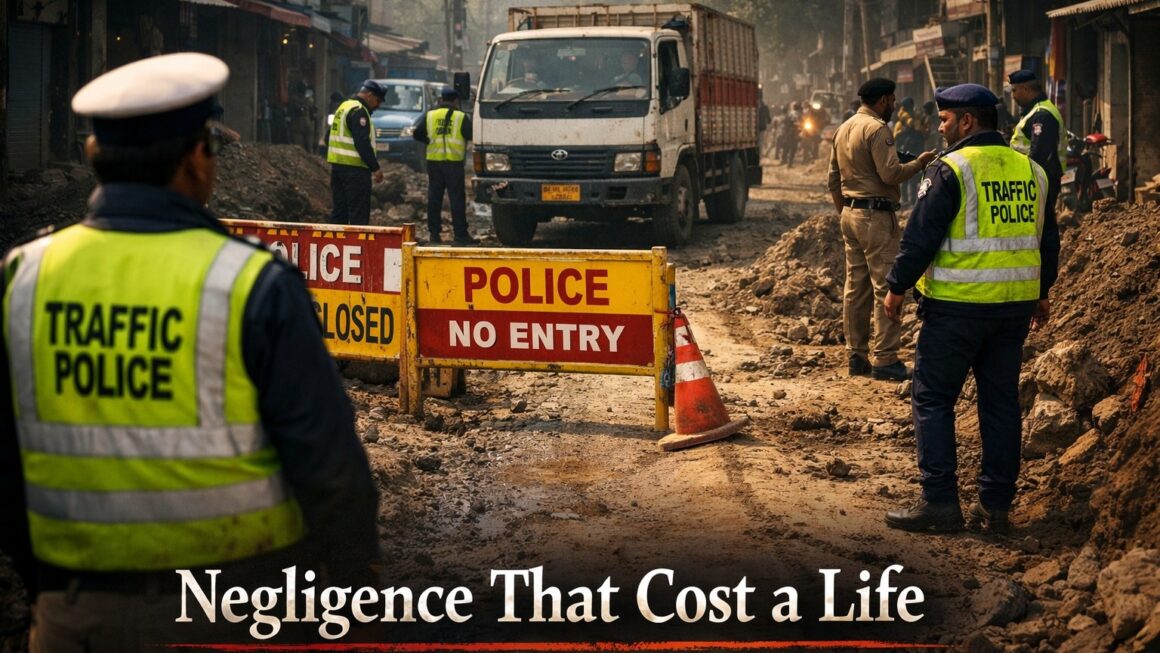 पुलिस की लापरवाही से गई वैज्ञानिक की जान, टीआई लाइन हाजिर