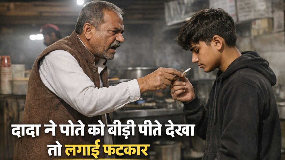 दादा ने डांटा, पोता दादा के ढाबे में फंदे से लटका