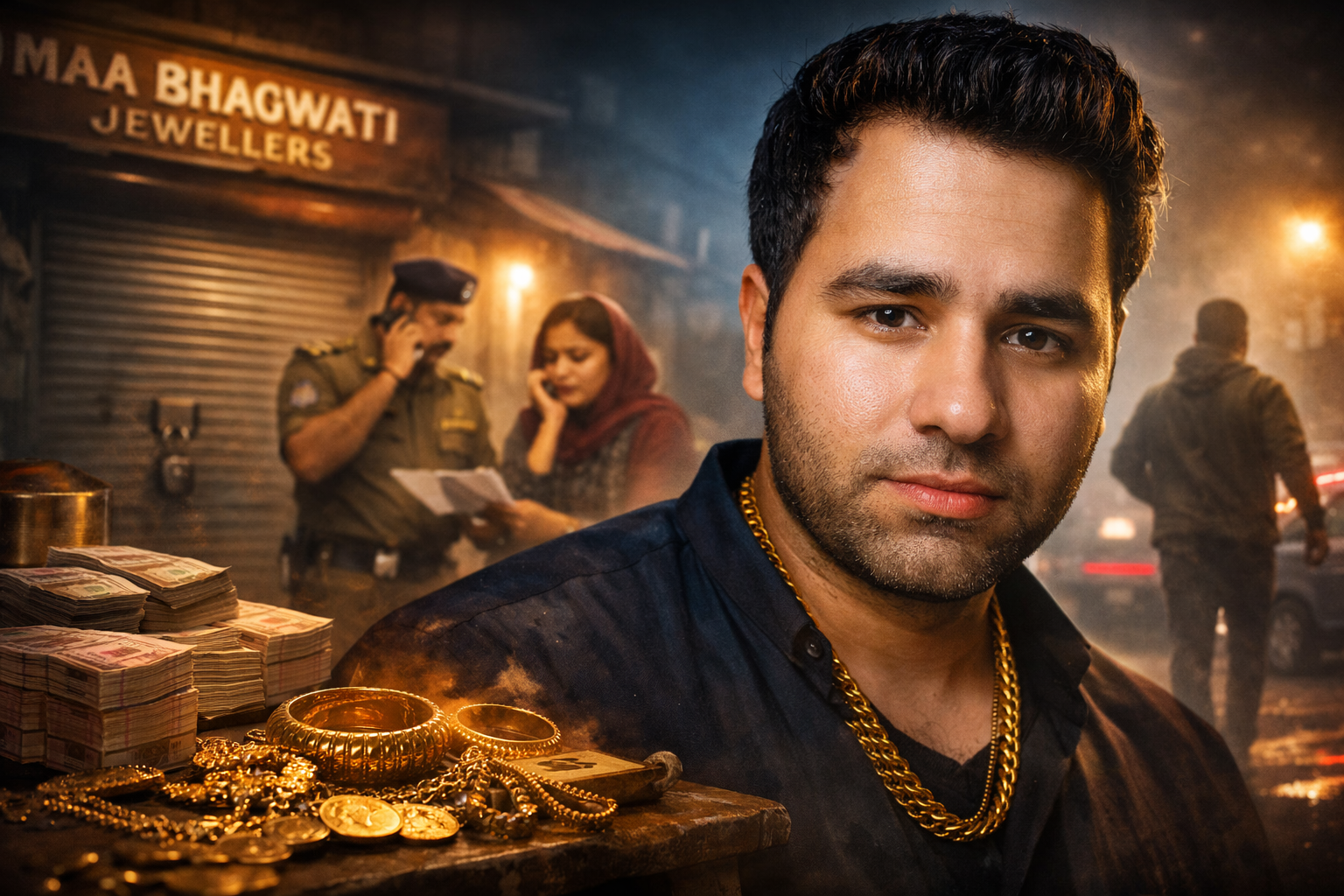 फरार ज्वैलर्स नरेंद्र रावत।