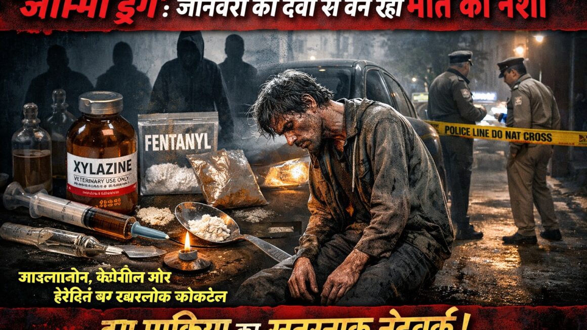 अमेरिका से भारत पहुंचा जॉम्बी ड्रग।