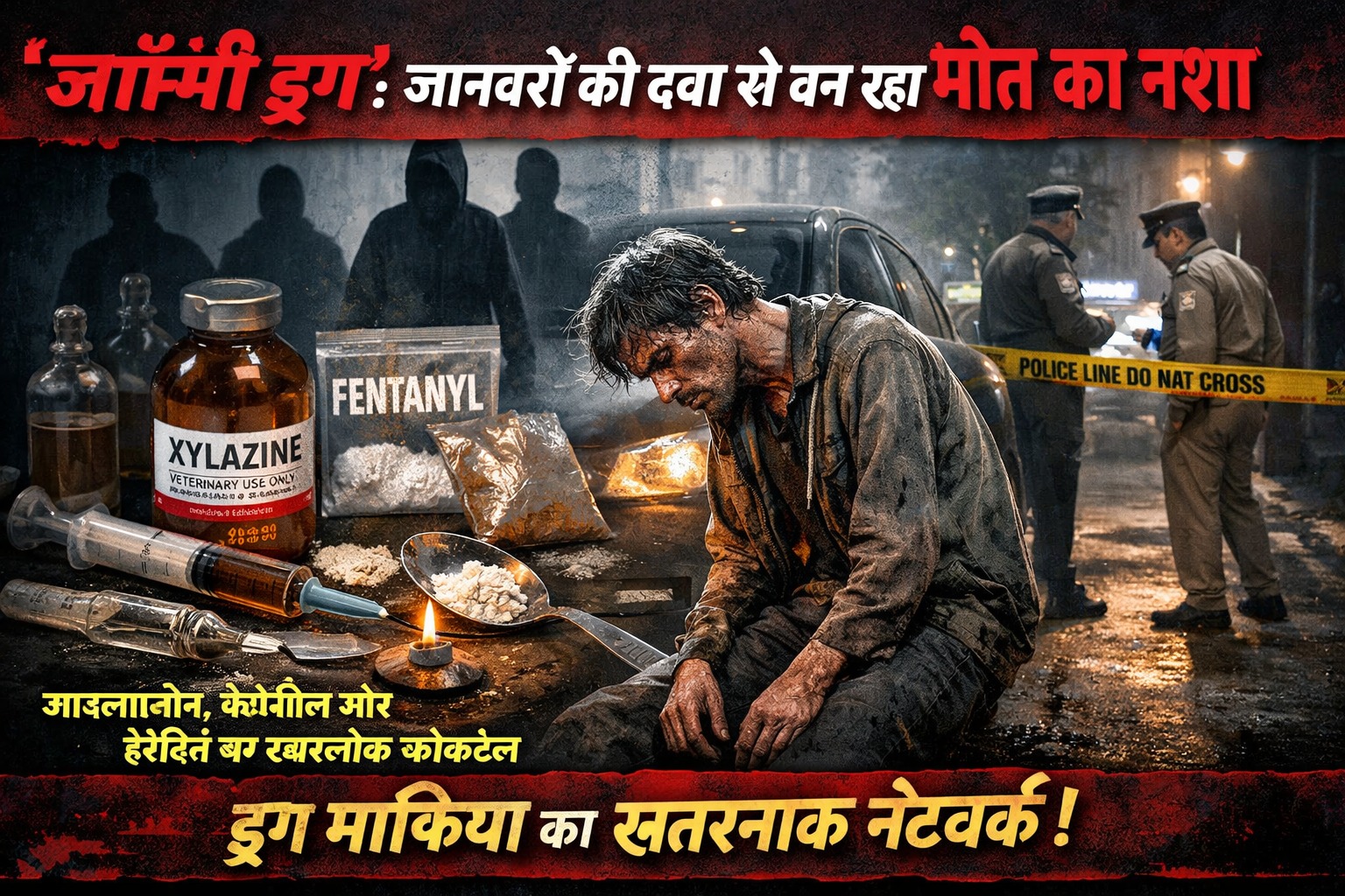 अमेरिका से भारत पहुंचा जॉम्बी ड्रग।