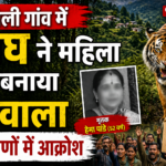 नैनीताल के ज्योली गांव में बाघ ने महिला को निवाला बनाया।