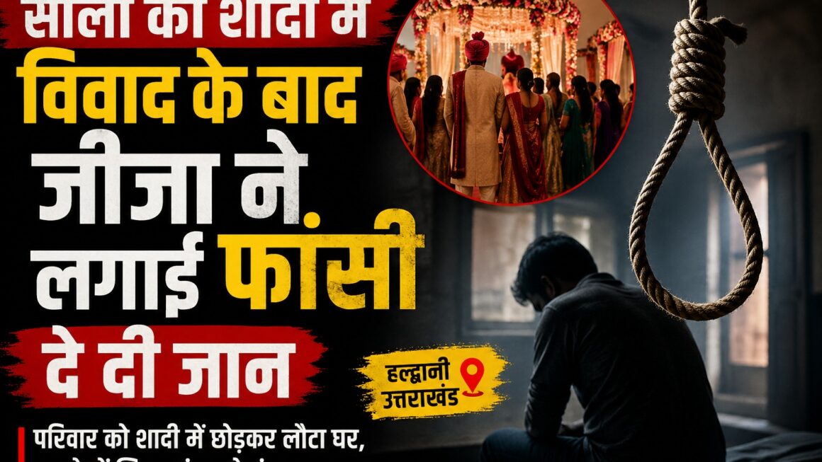 साली की शादी में विवाद, जीजा ने फांसी लगाकर जान दी