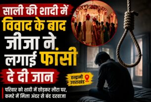 साली की शादी में विवाद, जीजा ने फांसी लगाकर जान दी