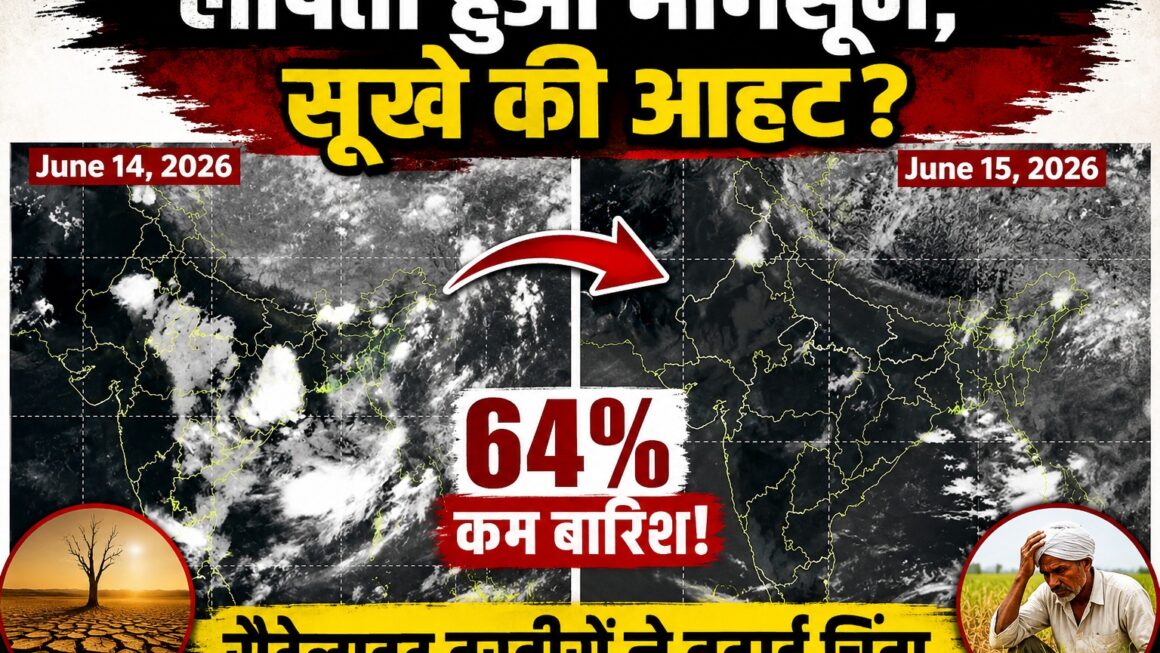 लापता हुआ मॉनसून, सूखे की आहट?