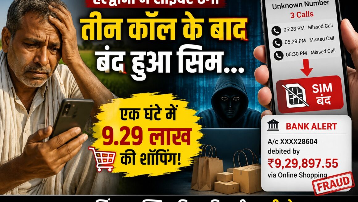 तीन कॉल… सिम बंद… और एक घंटे में 9.29 लाख की ऑनलाइन शॉपिंग, हल्द्वानी में साइबर ठगी का चौंकाने वाला मामला