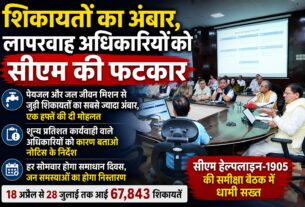 शिकायतों का अंबार, लापरवाह अधिकारियों को सीएम की फटकार